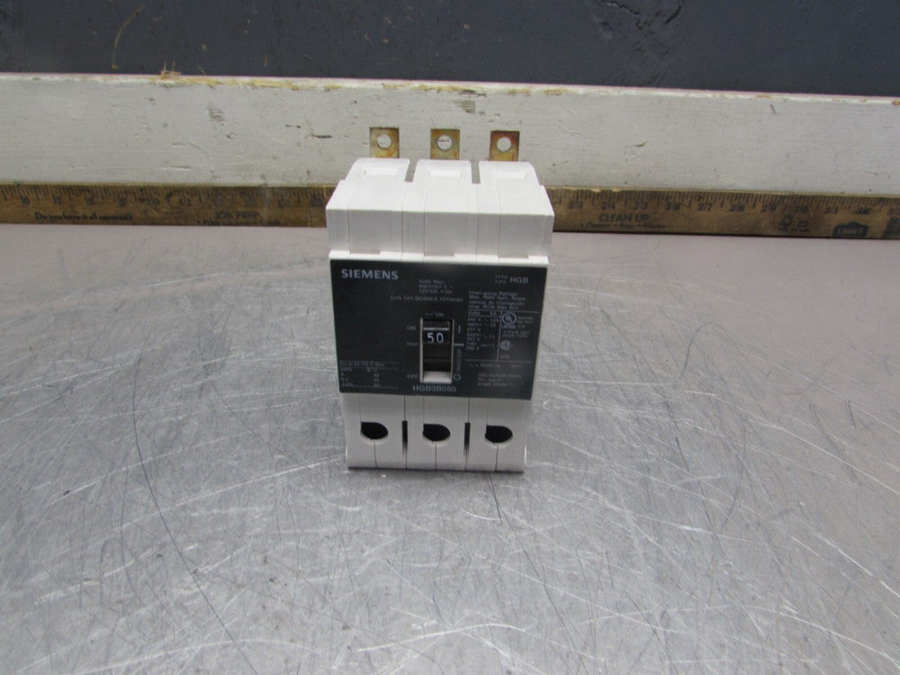 SIEMENS HGB3B050 ,CIRCUIT BREAKER,  3P/ 50A /480V  GOOD TAKEOUT! MAKE OFFER!