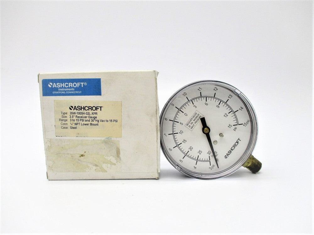 ASHCROFT 35W-1005H-02L-XPR NSMP