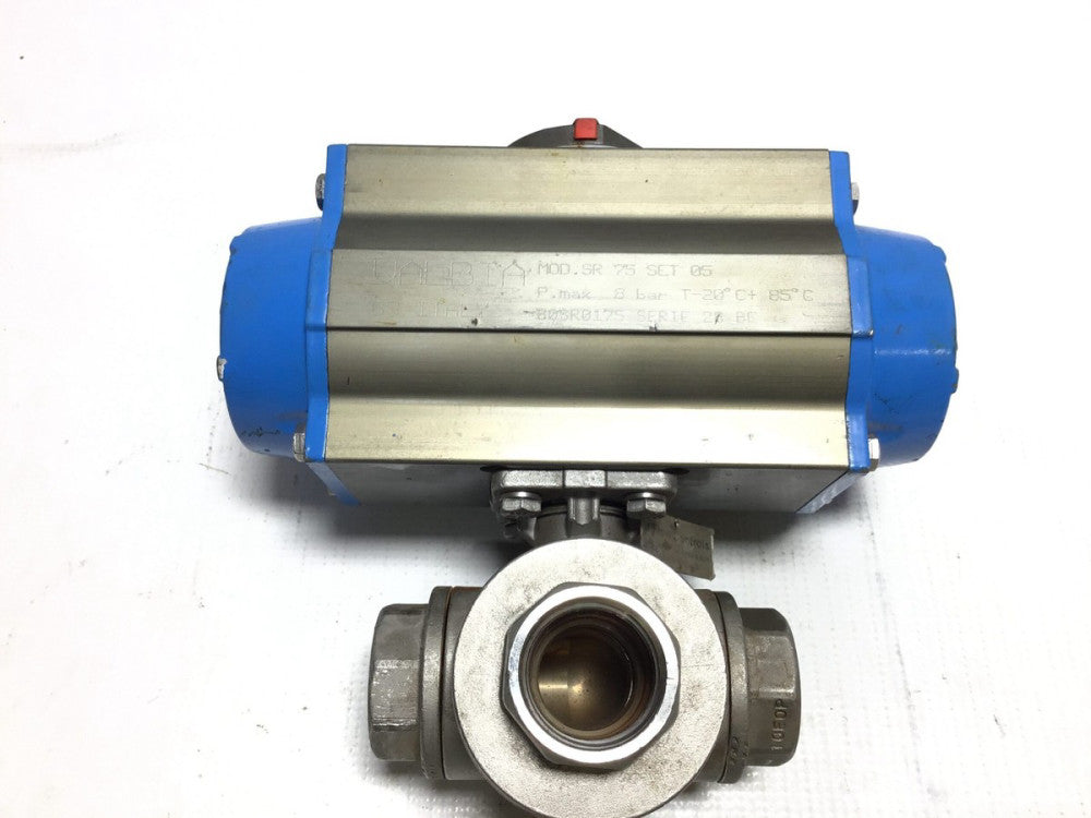 Valbia SR 75 Ball Valve With Pneumatic Actuator P.max 8 bar Set 05