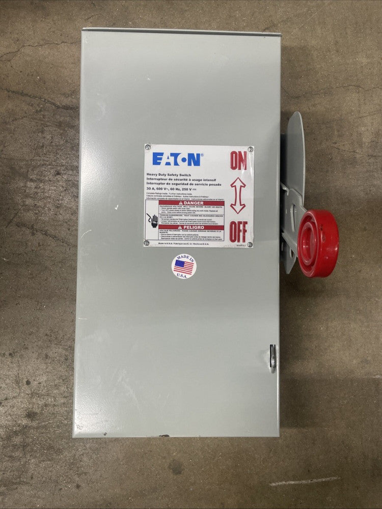 Eaton DH361URK 30 Amp Heavy Duty Safety Switch NOS