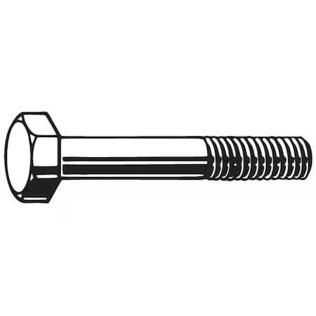 Zoro Select U04008.100.0350 Grade A490, 1"-8 Structural Bolt, Plain Steel, 3