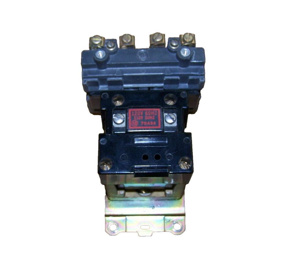 ALLEN BRADLEY CONTACTOR 120 VAC COIL 600 VAC 5 HP POLYPHASE 702-AOD93 702-A0D93