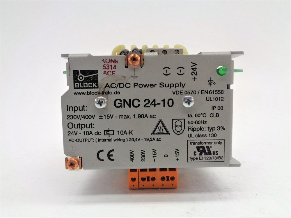 BLOCK-TRAFO GNC24-10 (AS PICTURED) NSNP