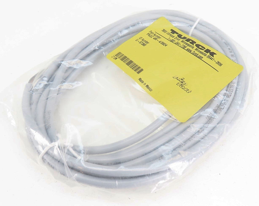 Turck  PKGC 4M-4/S824  U-57390 4 Conductor PicoFast Cordset  FACTORY SEALED