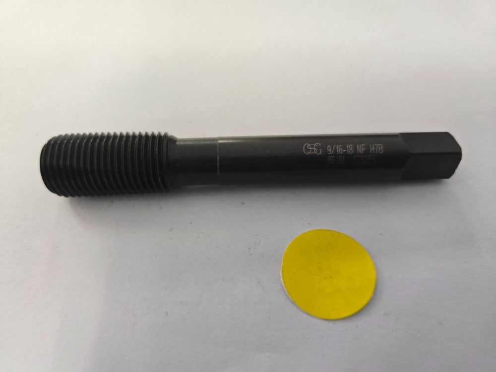 OSG THREAD FORMING BOTTOMING CHAMFER TAP #9/16-18 NF H7B