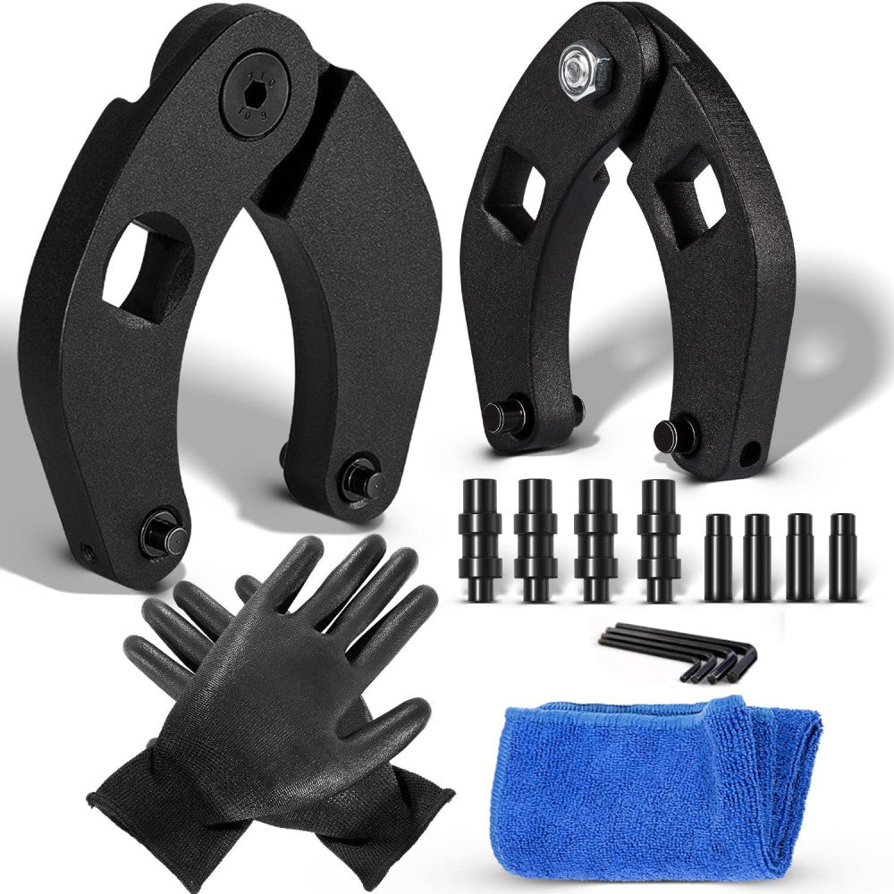 Gland Nut Wrench - Set of 2 Hydraulic Cylinder Spanner Wrench Adjustable - Sp