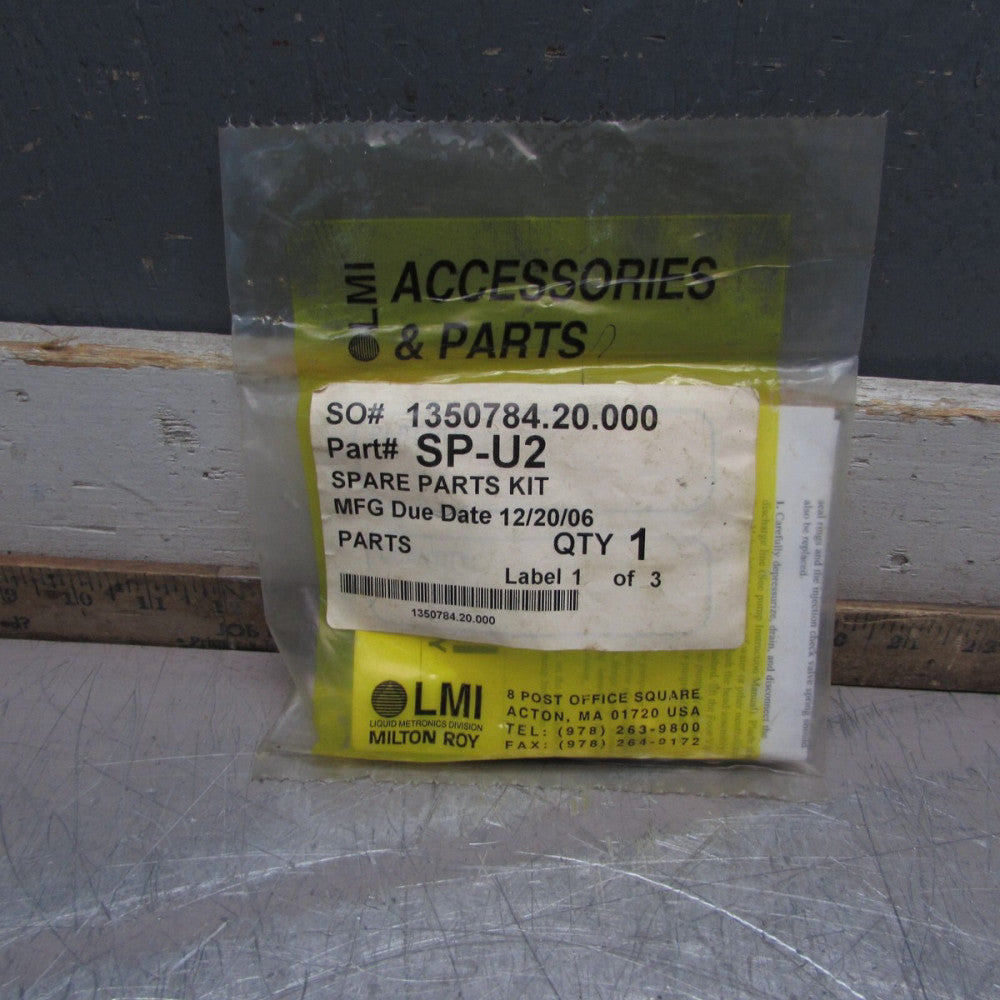 LMI MILTON ROY SP-U2 , SPARE PARTS KIT, FACTORY SEALED! MAKE OFFER!