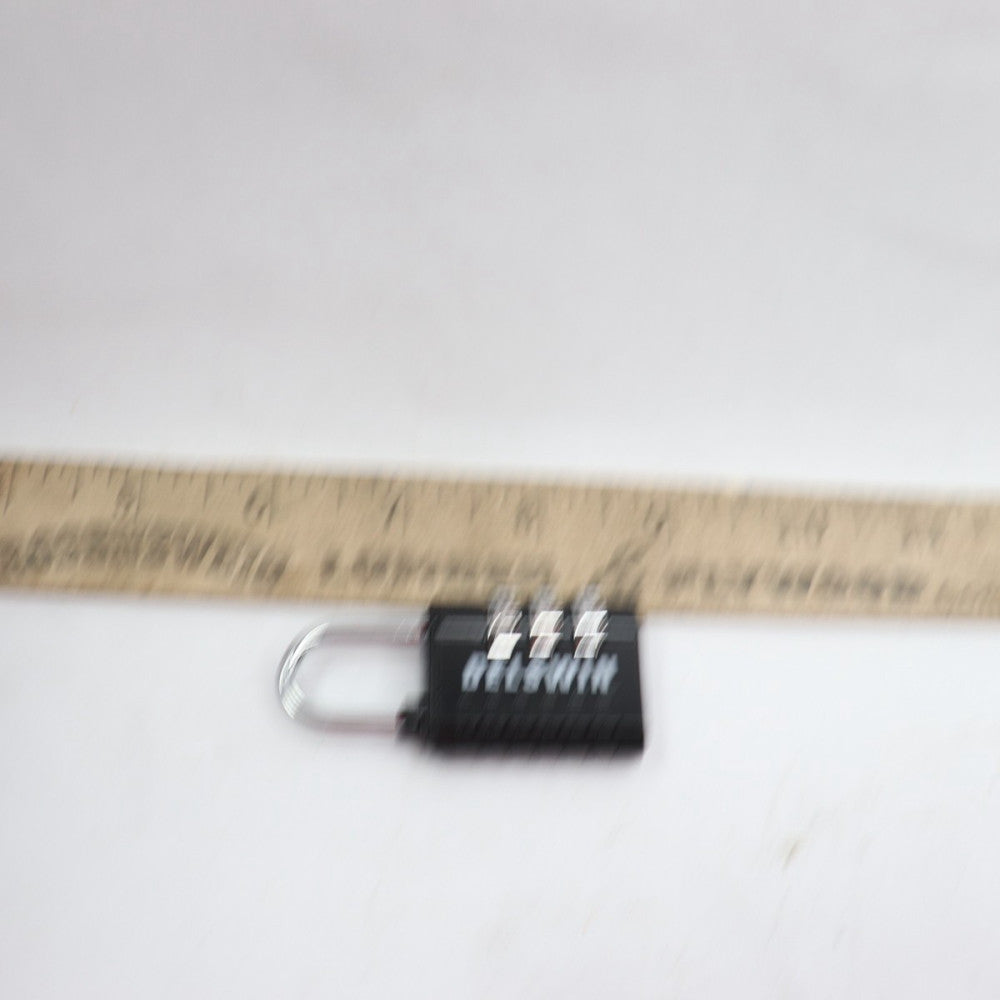 Delswin 4 Digit Combination Lock Black