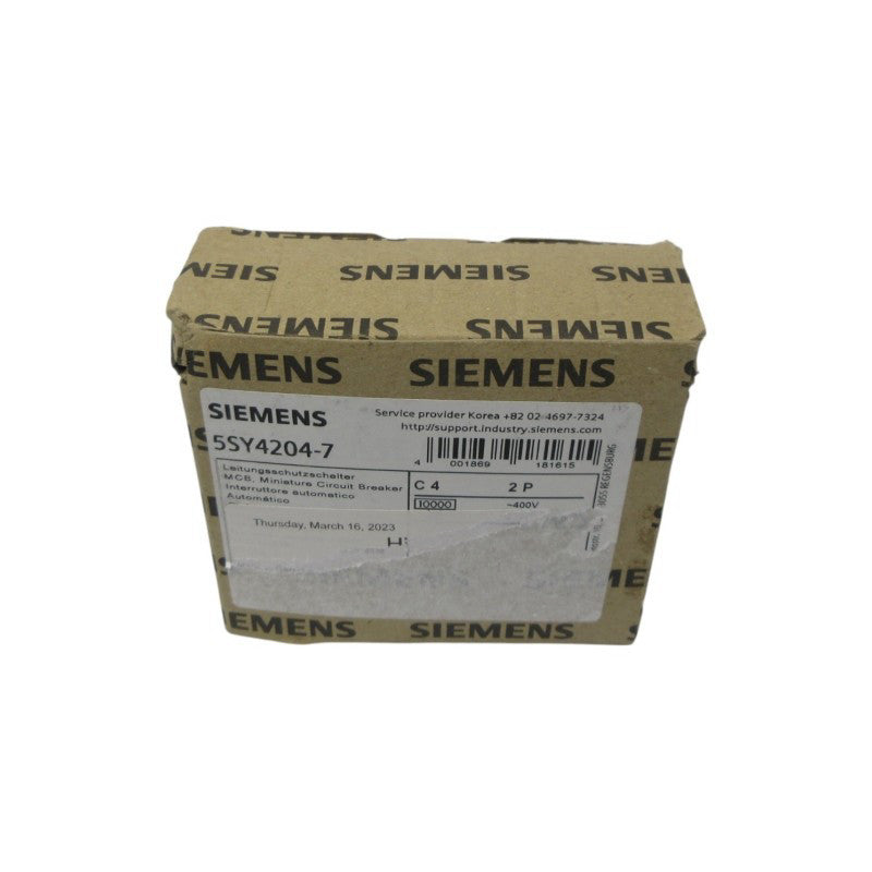 SIEMENS 5SY4204-7 400V 4A NSMP
