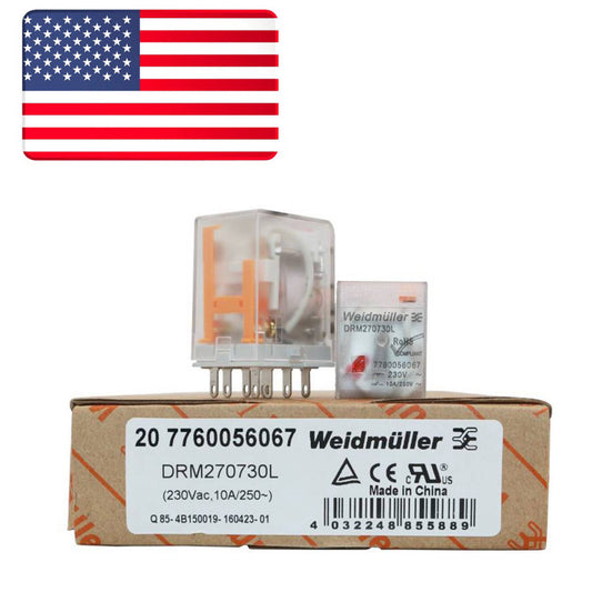 10PCS/New In Box WEIDMULLER DRM270730L Intermediate Relay - US Stock