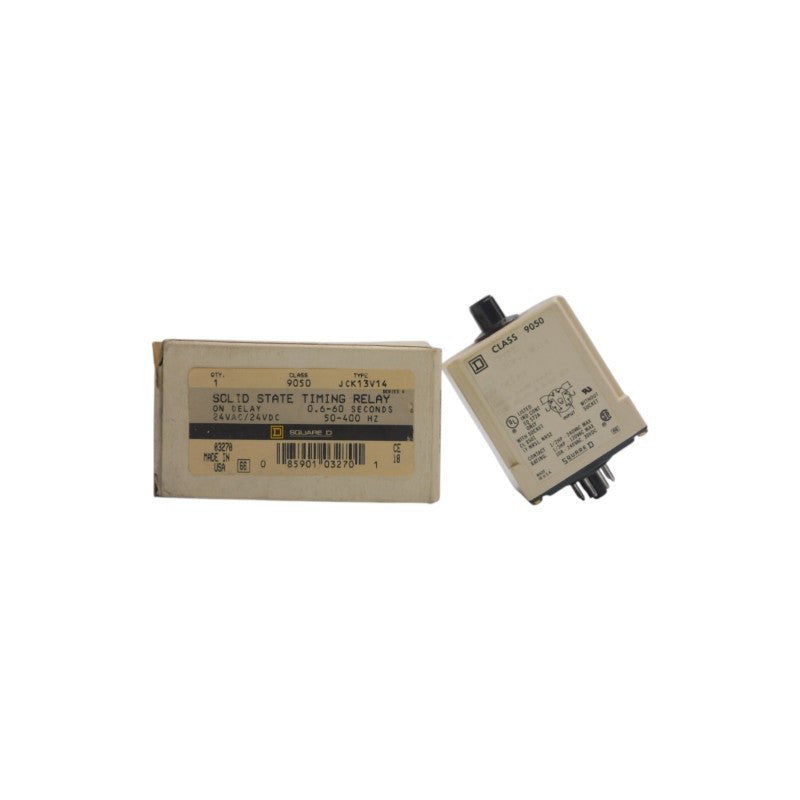 SQUARE D 9050JCK13V14 SER. A 24VAC/DC 10A 0.6-60S NSMP