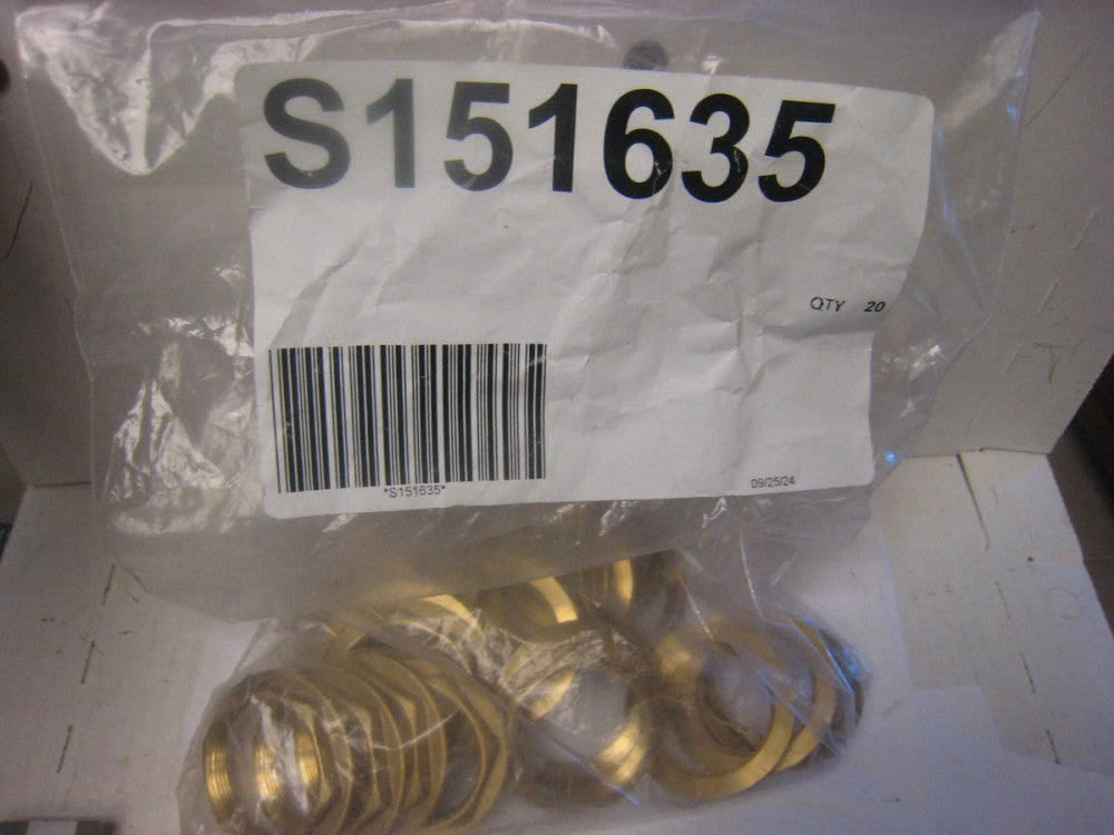 20 yes 20  Pipe Hex Flange Lock Nuts  Female For Bath Sink Drains  Solid Brass