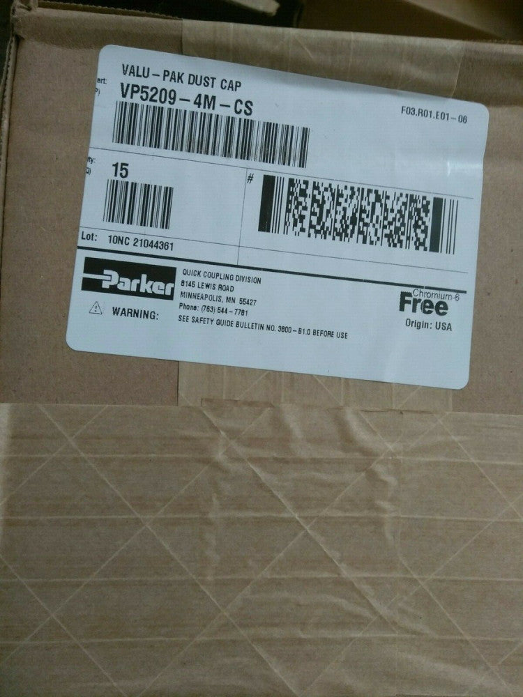 New Parker Protective Dust Caps and Plugs for Quick Couplings