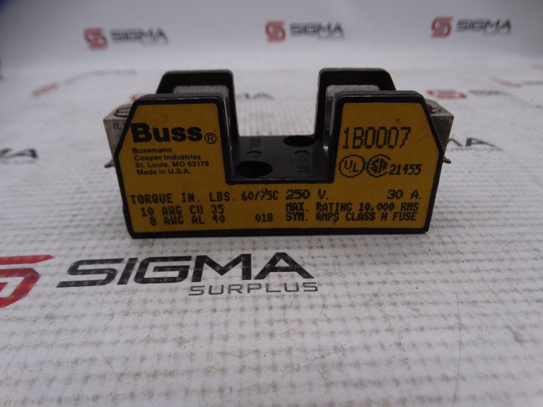 EATON CORPORATION 1B0007 FUSE HOLDER
