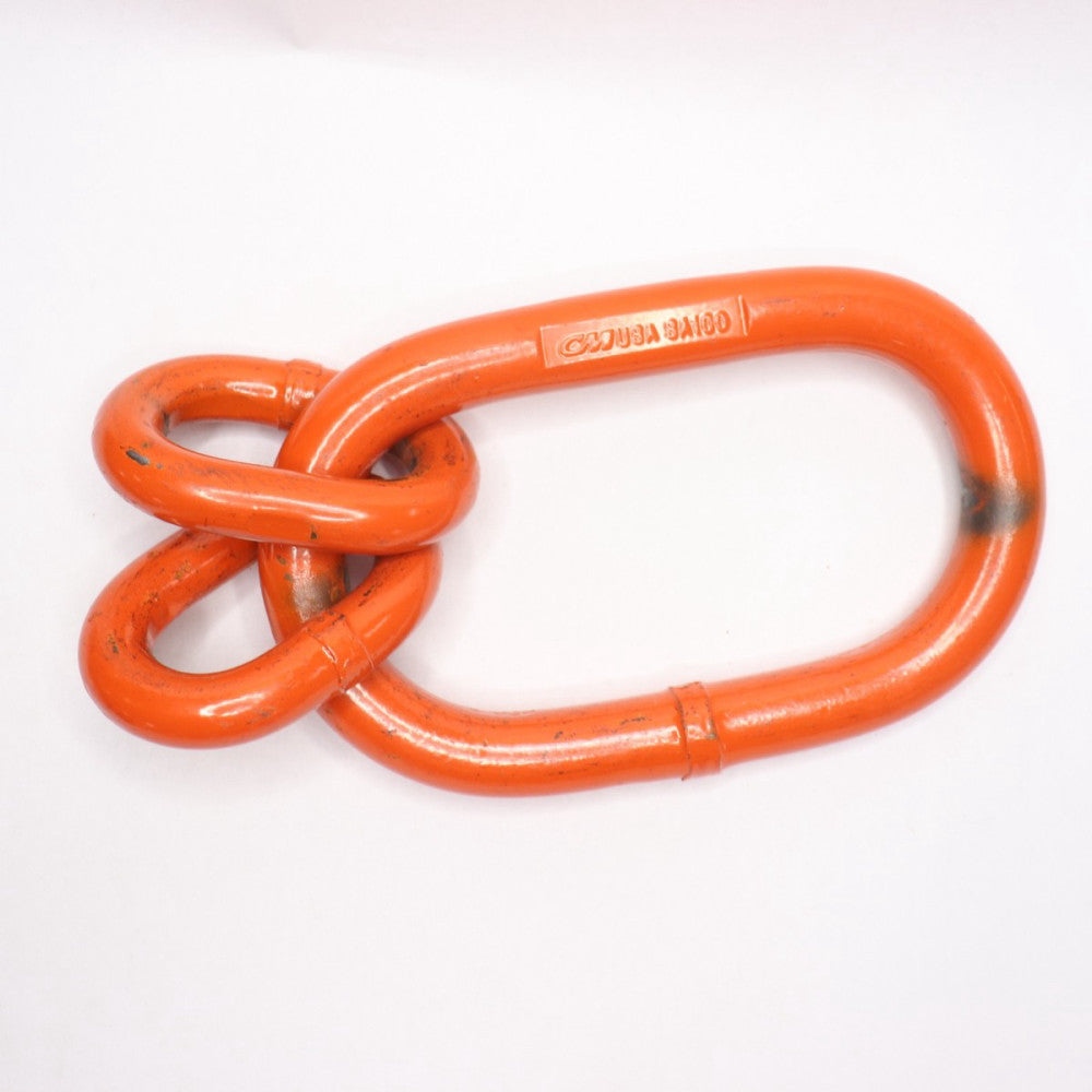 Oblong Link Assembly 100 Grade Powder Coated Steel 58,700 Lb 1-1/2" Diameter 