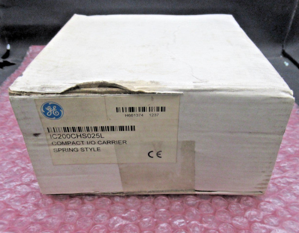 GE Fanuc IC200CHS025L VersaMax Compact I/O Carrier, Spring Style *BRAND NEW*