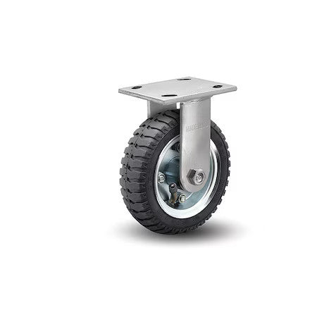 Albion 16Sf08427r 8" X 2-1/2" Rubber Pneumatic Rigid Caster, No Brake, Loads Up
