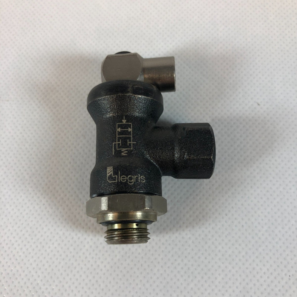 LEGRIS Blocking Valve 7885 1/4" inlet x 1/4" outlet, Air Lockout Valve NPT