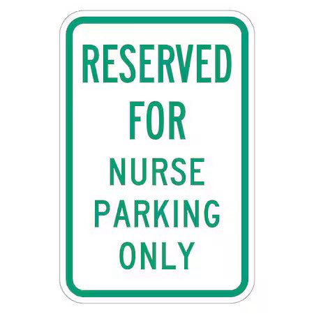 Lyle T1-4188-Hi_12X18 Parking Sign,12"W,18" H,0.063" Thickness, T1-4188-Hi_12X18