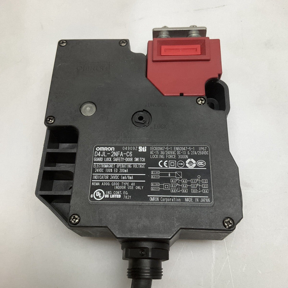 Omron D4JL-2NFA-C6 Guard Lock Safety Door Switch; 3 Amp 240v