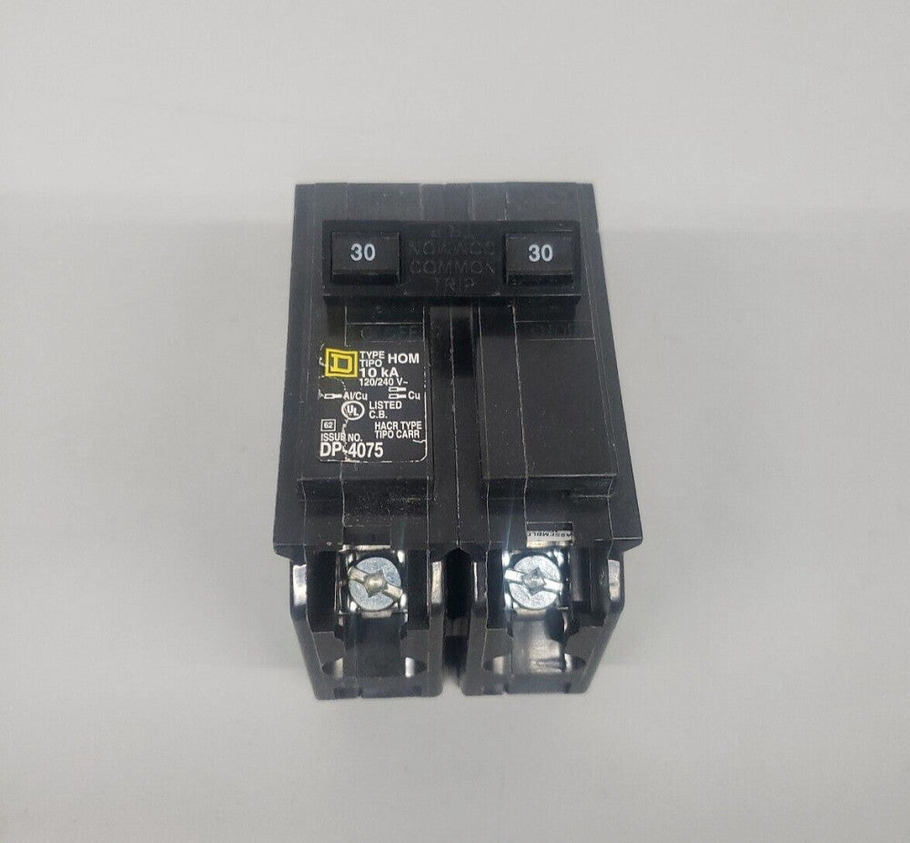 New no Box! Square D HOM230 2 Pole 30 Amp 120 240V AC Plug In Type HOM  Breaker