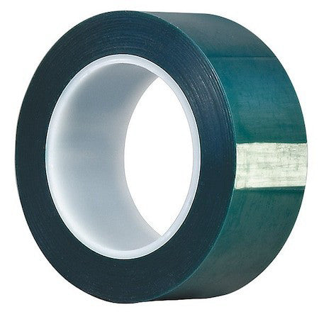 3M 8992 Film Tape, 1 1/2 In W X 72 Yd L, 3.2 Mil Thick, Green, Silicone Adhesive