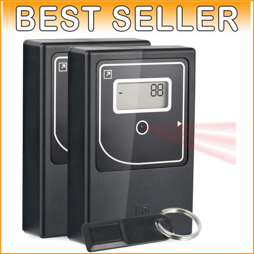 Compact Infrared Visitor Counter for Retail - Long Battery Life, Easy to Install
