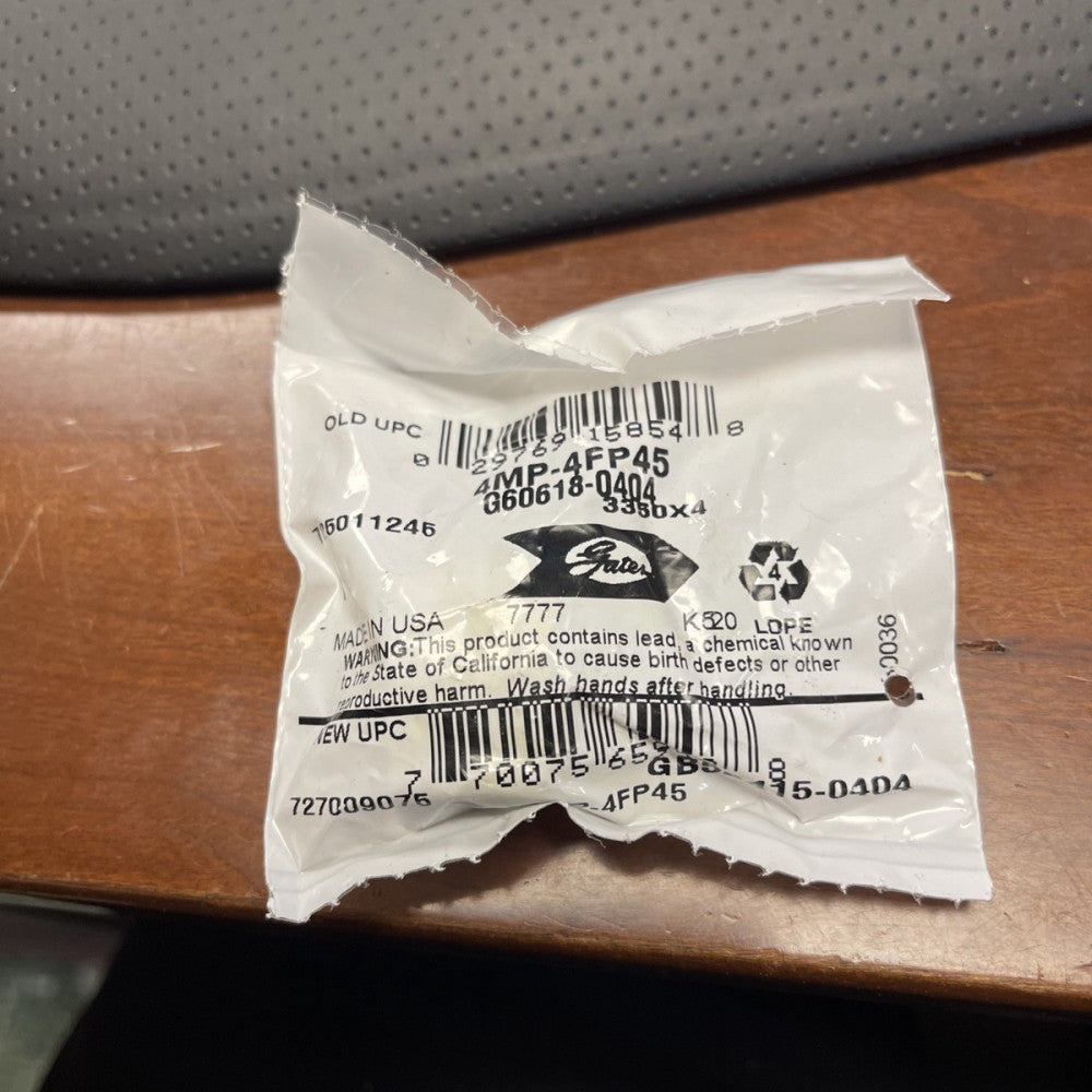 GATES G60618-0404, 3350X4, 4MP-4FP45 Male Pipe to Female Pipe - 45 Pipe Adapter