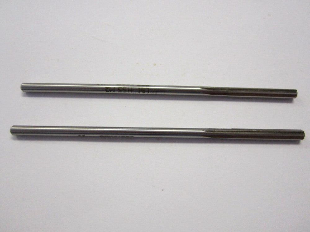 0.1660" High Speed Steel 6 Flute #19 Chucking Reamer NEW - Lot of 2 
