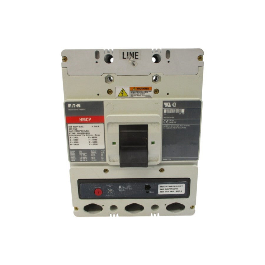 EATON HMCP600L6W 6633C83G06 600VAC 600A NSNP