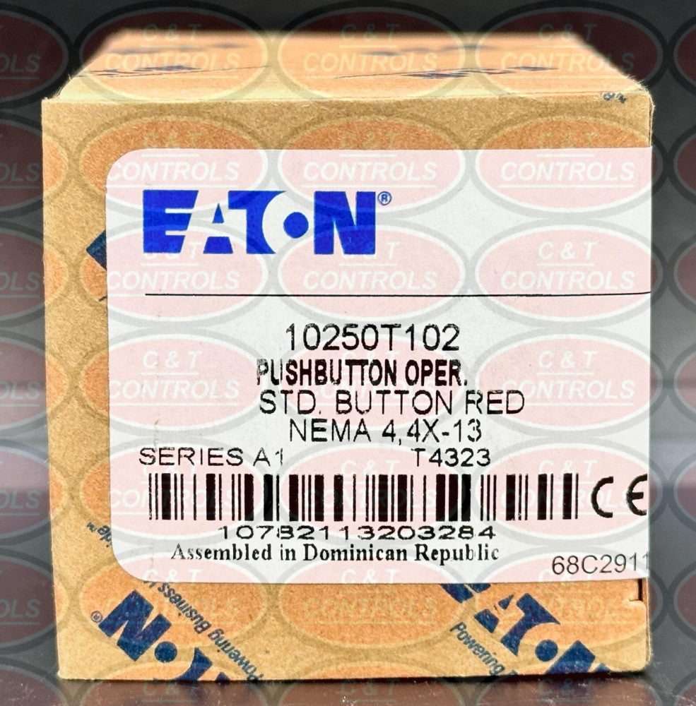 Eaton 10250T102 30.5MM Momentary Red Pushbutton New In Box USA Stock
