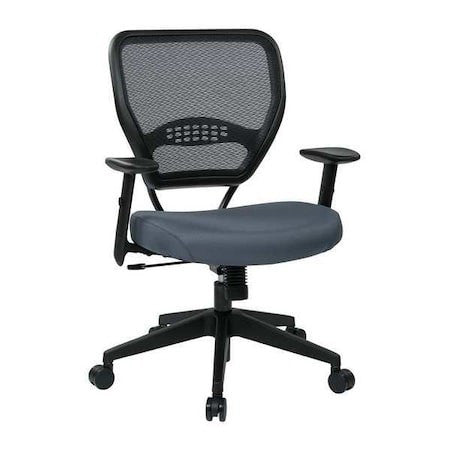 Office Star 55-7N17-226 Desk Chair Desk Chair, Adjustable Arms, 19" To 23"