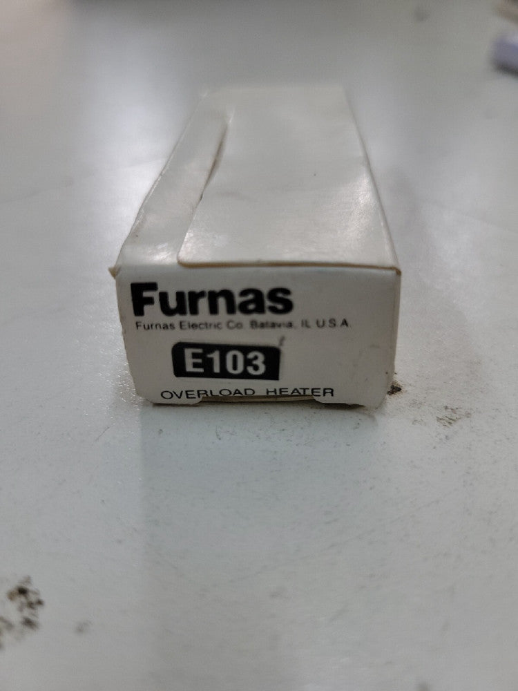 1- FURNAS E103 Overload Relay Heater 106-115 FLA ~ NEW OLD STOCK