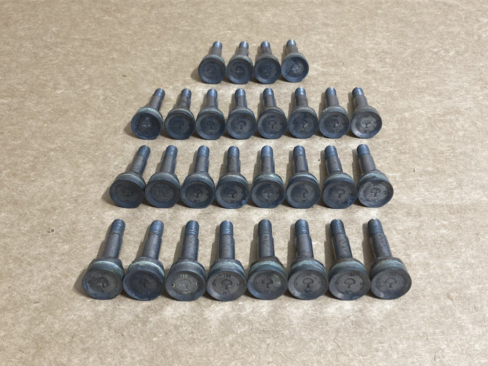 Greenteeth 700WS Stump Grinder Teeth Lot of 28 Missing Nuts