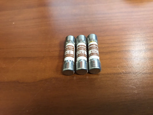 (Lot of 3) Limitron KTK-5 Class CC Fuse 5A 600V