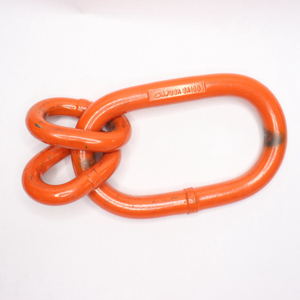 Oblong Link Assembly 100 Grade Powder Coated Steel 58,700 Lb 1-1/2" Diameter 