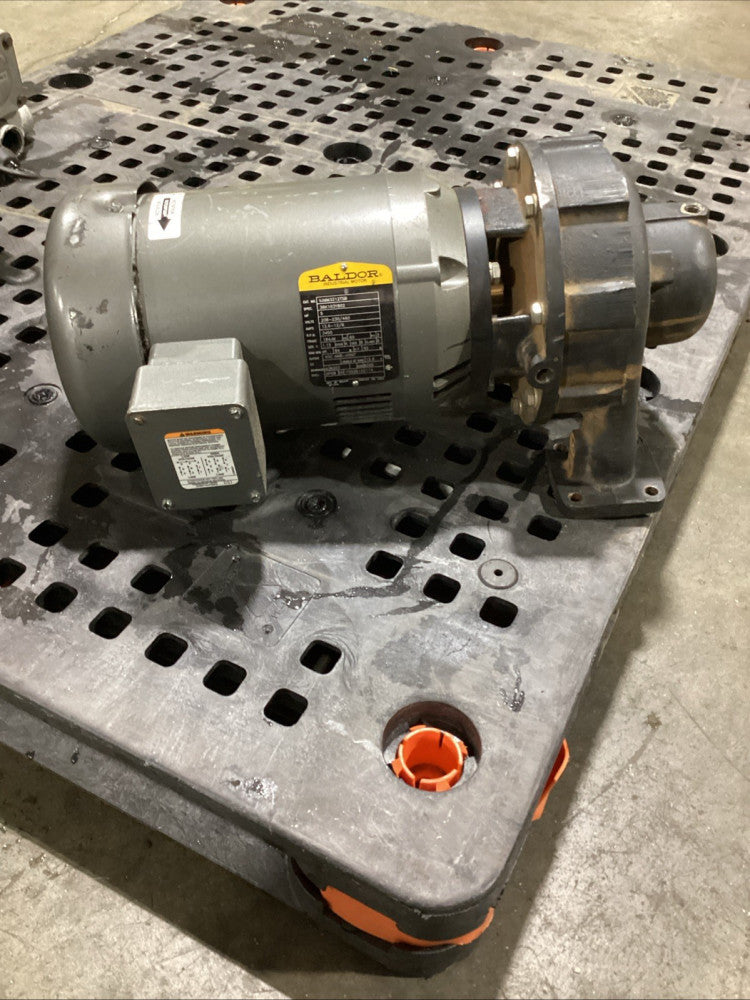 BALDOR-RELIANCE. JMM3212TSB MOTOR 5HP 3450 RPM 184JM Plate