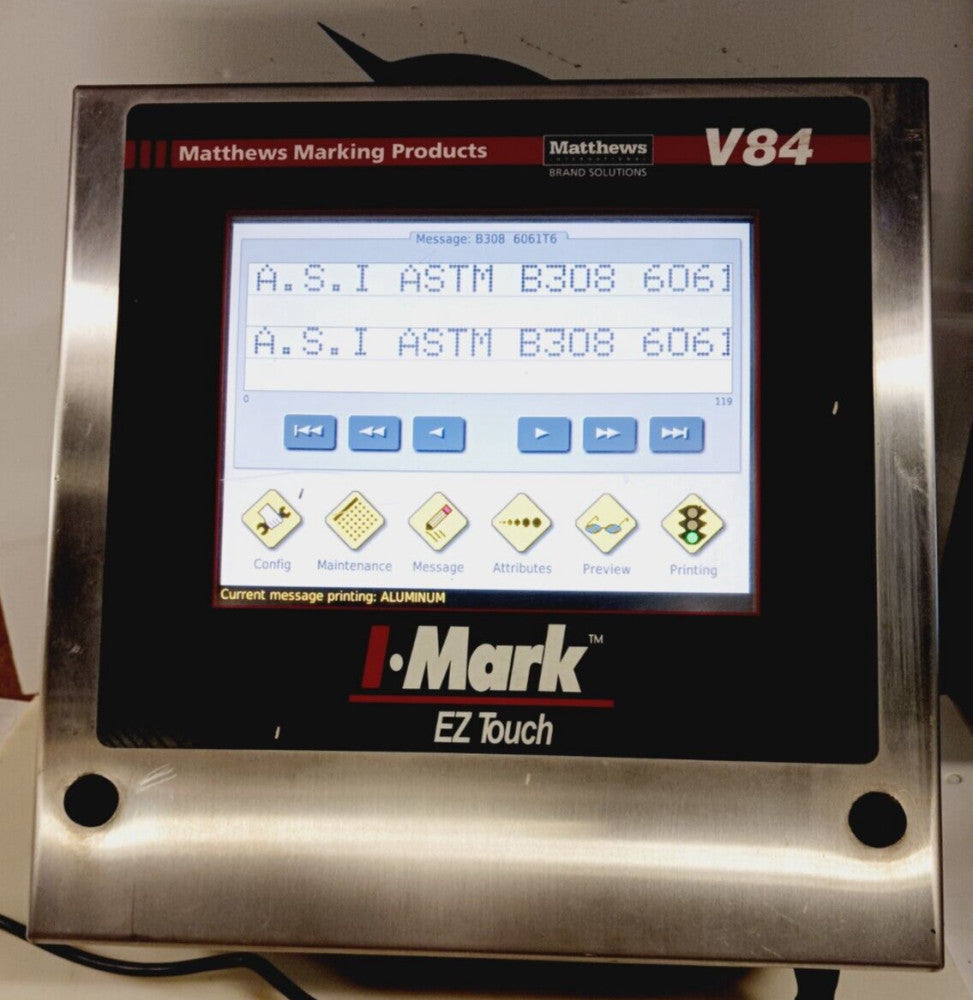 I-MARK 40000509 V84 INK-JET CODER TOUCH SCREEN