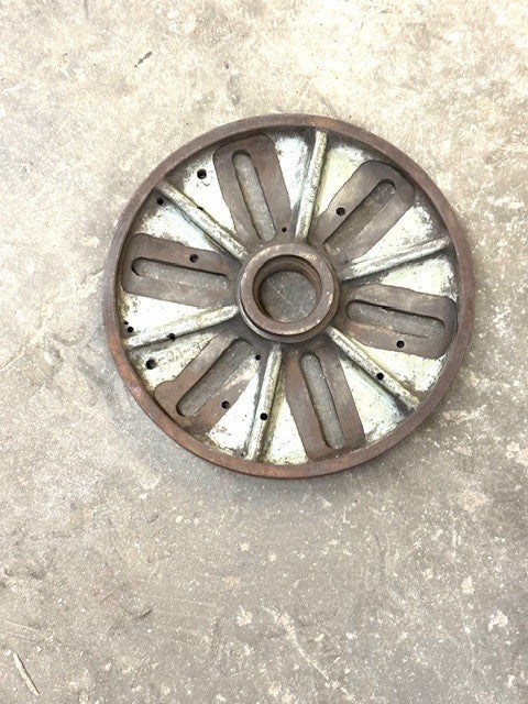 UNBRANDED LATHE FACE PLATE 12" OD " BORE 2-1/4" STEEL MATERIAL