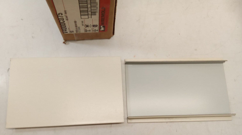 Wiremold V4000C075 7.5" Cover (Lot Of 10) Ivory 
