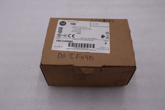 100-C43D00  Allen Bradley Contactor Module In Box 100C43D00 NEW IN BOX #H664A