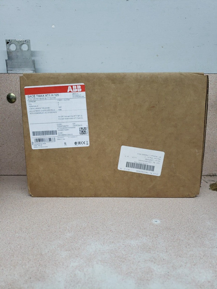 NEW ABB SACE TMAX XT1 H 125 CIRCUIT BREAKER 3P