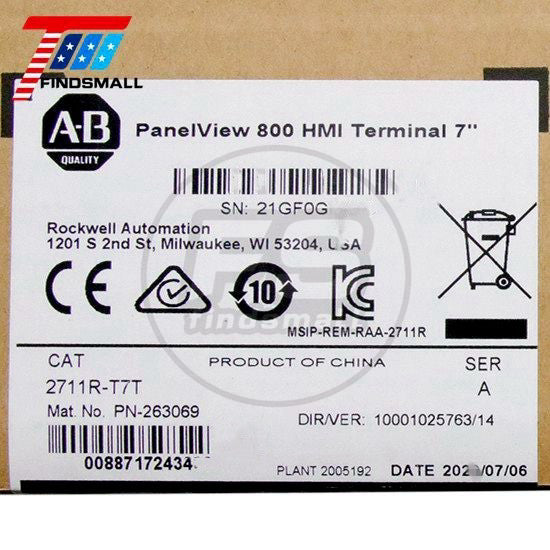 NEW SEALED Allen-Bradley 2711R-T7T PANELVIEW 800 7-INCH HMI TERMINAL US