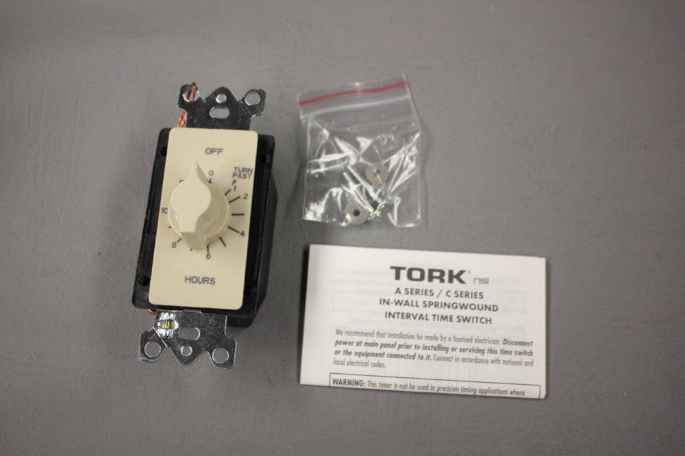 TORK A512H  SPRING WOUND IN WALL TWIST TIMER