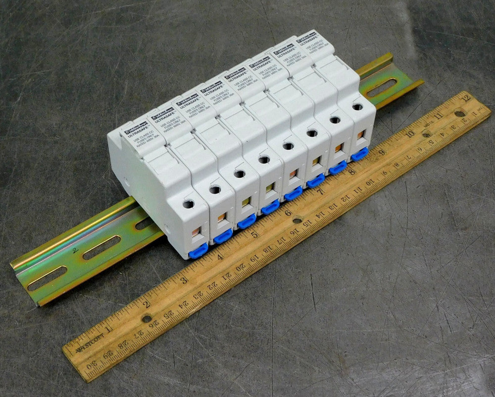 Ferraz Shawmut USCC1-B213441 UltraSafe Fuse Holder 600V 30A 75°C Lot of Eight 8
