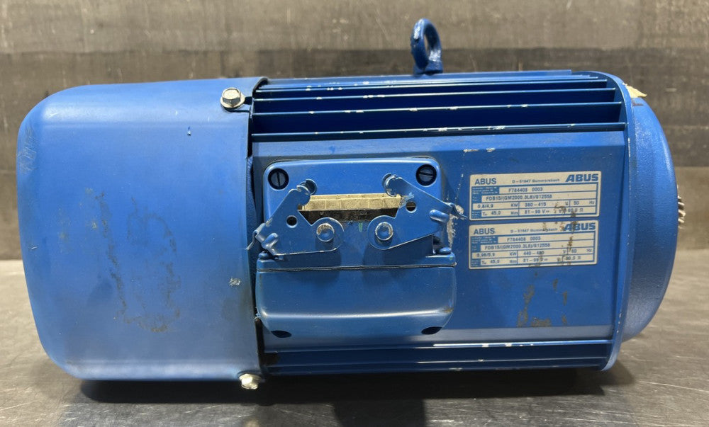 ABUS Hoist Motor w/Break Type FDB15/(GM2000.3L6/S12558 Nos Surplus No Box