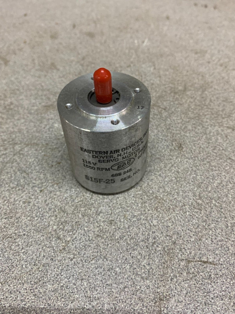 NEW NO BOX EASTERN AIR DEVICES 115V. 1550RPM SERVO MOTOR S15F-25