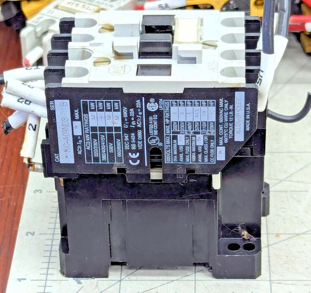 Allen Bradley 100-A09ND3 Contactor TESTED WORKING PULL [Z3B9]
