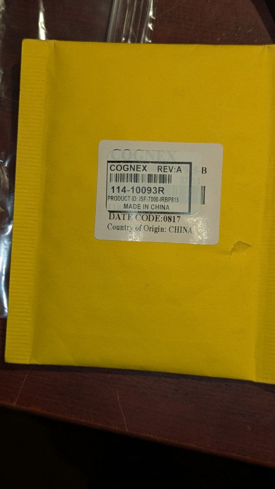 Cognex 114-10093R Band Pass Filter New & Sealed