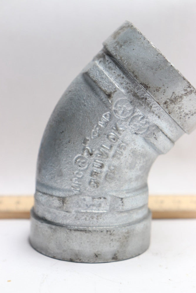 Gruvlok Grooved 45-Deg Elbow Ductile Iron 2" 7051